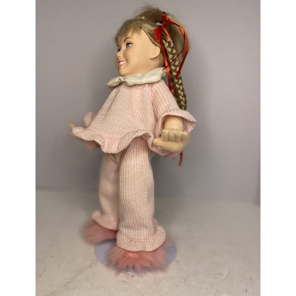 Universal Studios Dr. Seuss Cat in the Hat 13” Girl Doll 2009 With Stand No Box - Picture 2 of 12